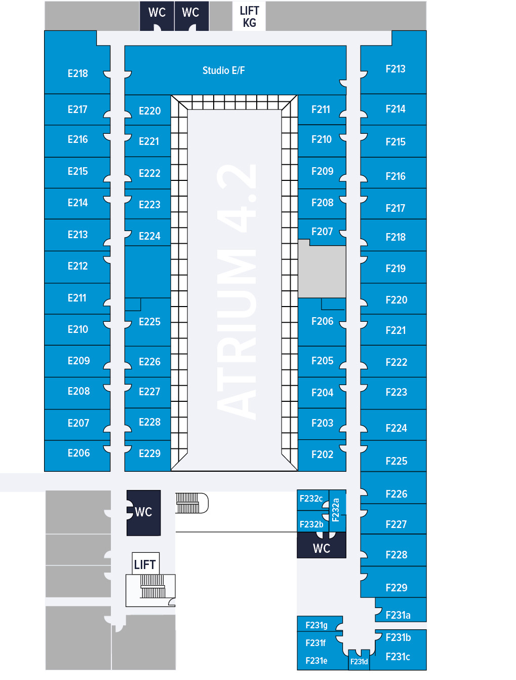 Overview Of Exhibition Area High End Society